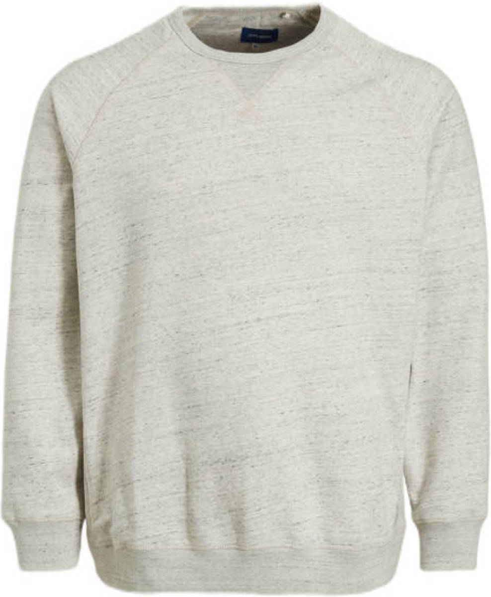 Blend Big gemêleerde sweater BHAlton Plus Size stone mix