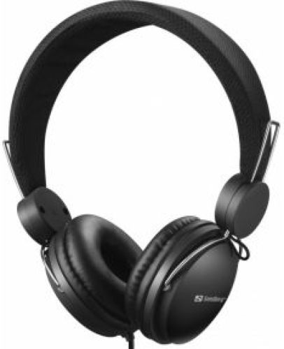 Sandberg 126-34 hoofdtelefoon/headset Bedraad Hoofdband Oproepen/muziek Zwart