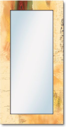 Artland Sierspiegel Welkom in ons huis ingelijste spiegel voor het hele lichaam met motiefrand, geschikt voor kleine, smalle hal, halspiegel, mirror spiegel omrand om op te hangen