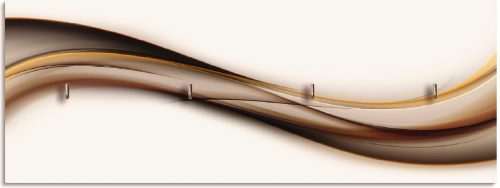 Artland Kapstok Golf van hout met 4 sleutelhaakjes – sleutelbord, sleutelborden, sleutelhouder, sleutelhanger voor de hal – stijl: modern