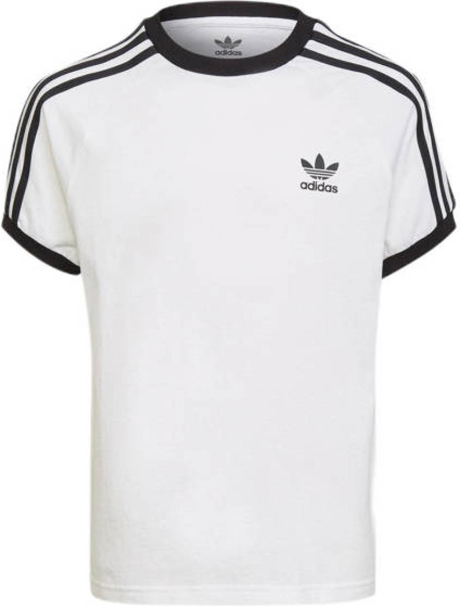 adidas Originals T-shirt met logo wit/zwart