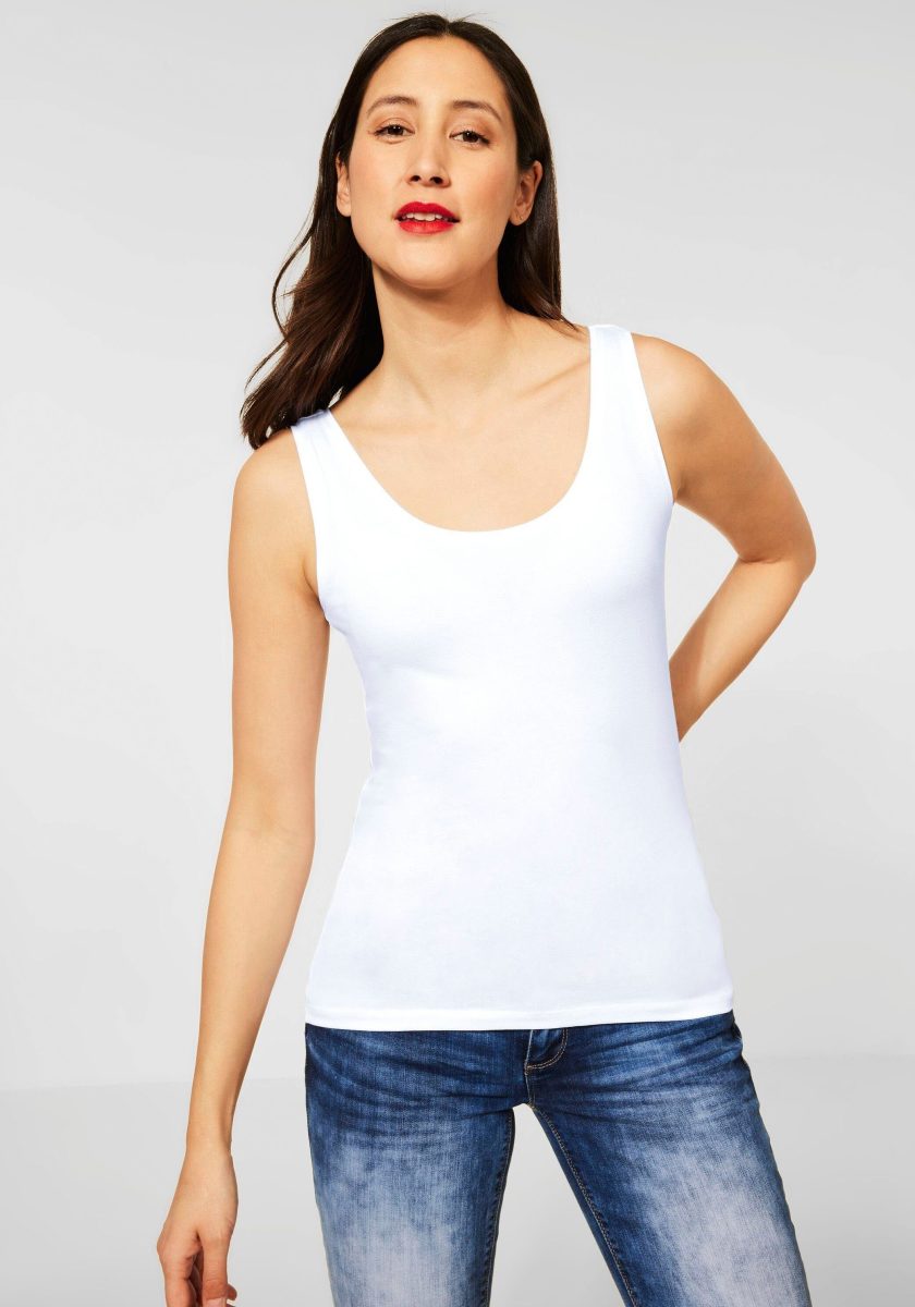Street One Tanktop Style Anni met klassieke ronde hals