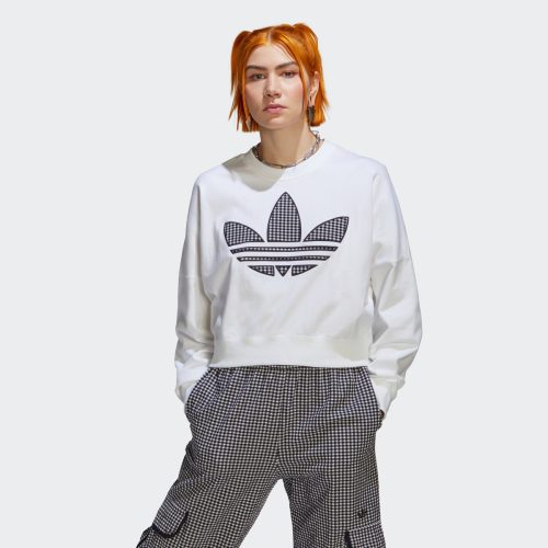 Bomber adidas Originals Sweatshirt LOOSE TREFOIL APPLICATION