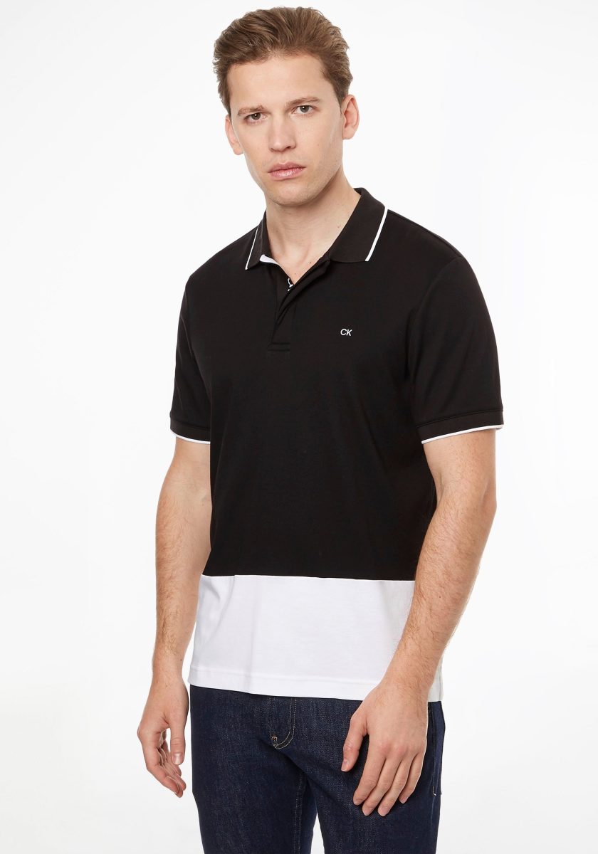 Calvin klein Poloshirt COLOR BLOCKING LOGO PLACKET POLO