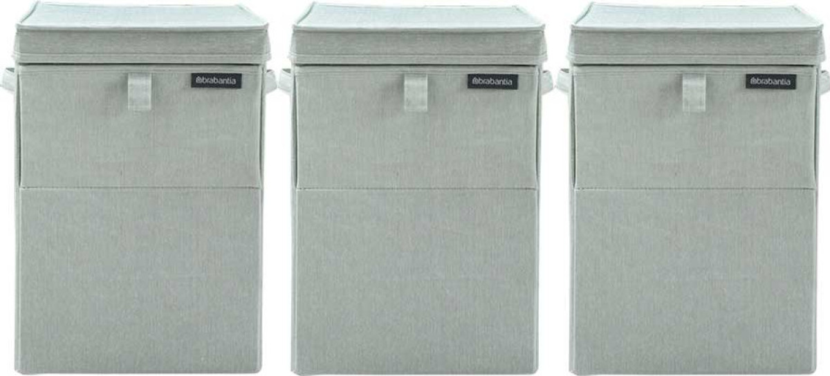 Brabantia wasboxen 35 liter: Triple Pack Green