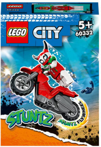 LEGO City Roekeloze Scorpion stuntmotor 60332