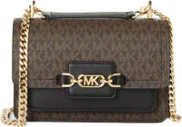 Michael Kors crossbody tas Heather S met logoprint bruin