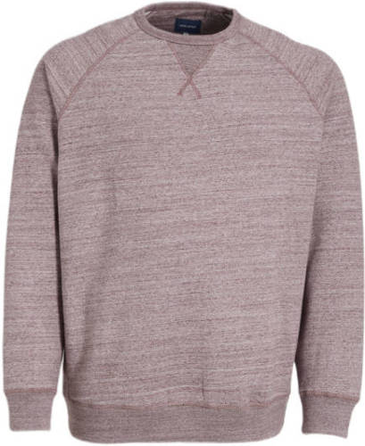 Blend Big gemêleerde sweater BHAlton Plus Size wine red