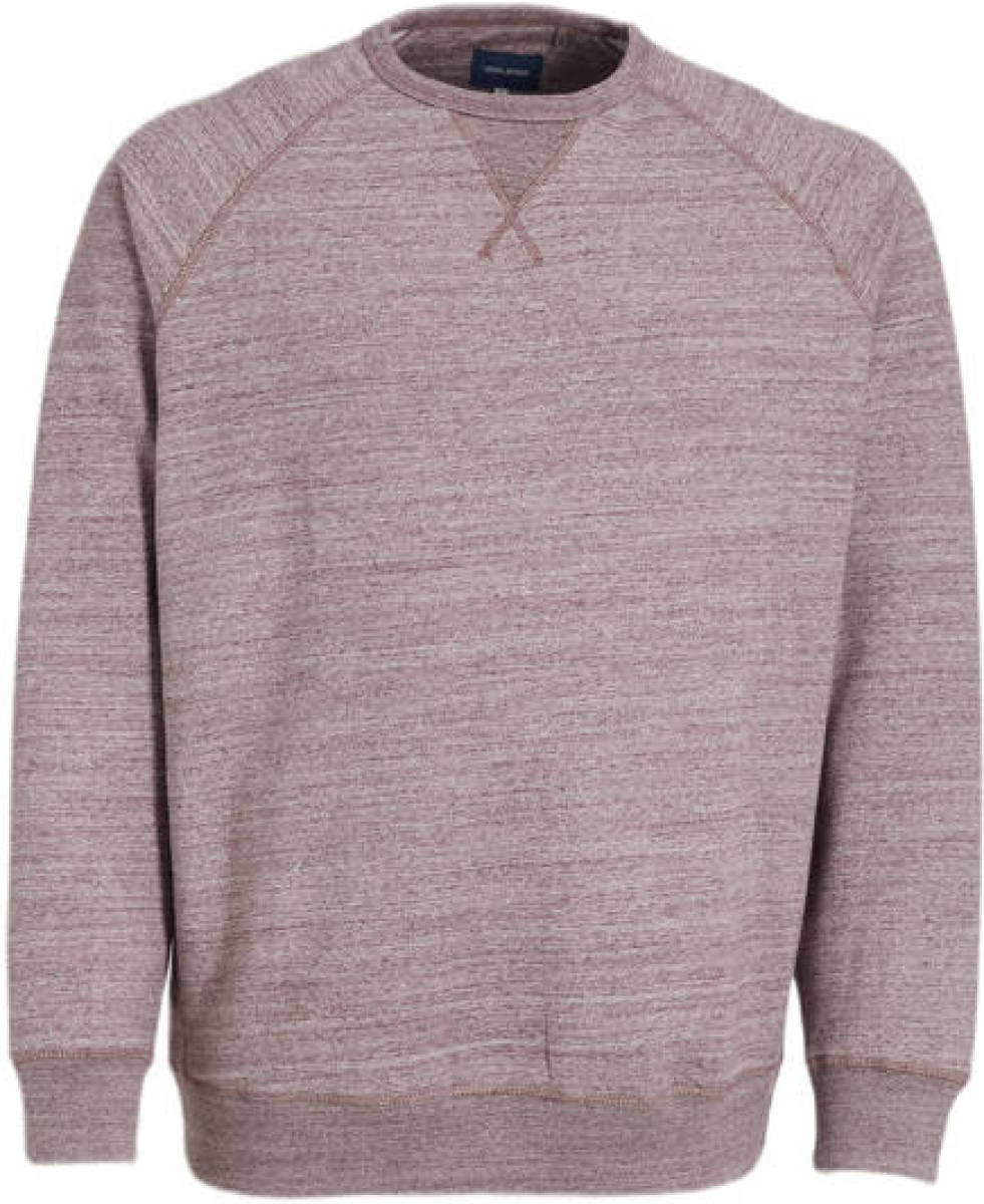 Blend Big gemêleerde sweater BHAlton Plus Size wine red