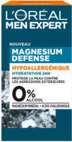 L'Oréal Paris Men Expert Men Expert Magnesium Defence Hypoallergene 24h hydraterende dagcrème - 50 ml