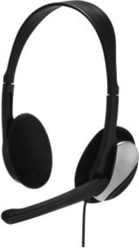Hama Essential HS 200 Headset Hoofdband Zwart, Zilver