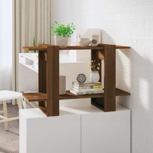 VidaXL Boekenkast/kamerscherm 80x30x51 cm bruineikenkleurig