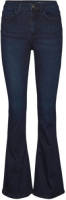 NOISY MAY high waist flared jeans NMSALLIE donkerblauw