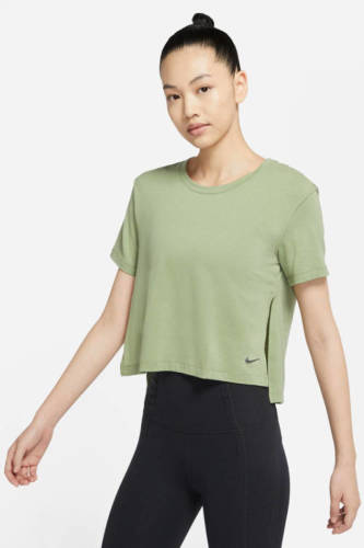 Nike sport T-shirt lichtgroen