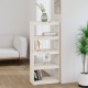 VidaXL Boekenkast/kamerscherm 60x30x135,5 cm massief grenenhout wit