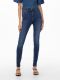 Only Jdyvega High Push Skinny Jeans Dames Blauw