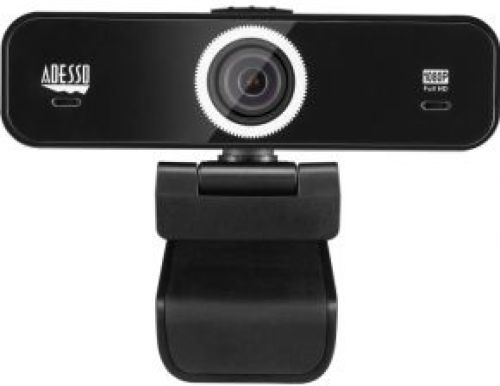 Adesso CyberTrack K1 webcam 2,1 MP 1920 x 1080 Pixels USB 2.0 Zwart