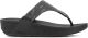 FitFlop TM Lulu teenslippers zwart/zilver