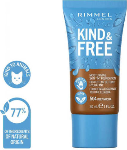 Rimmel London Kind & Free Vegan foundation - 504 Deep Mocha