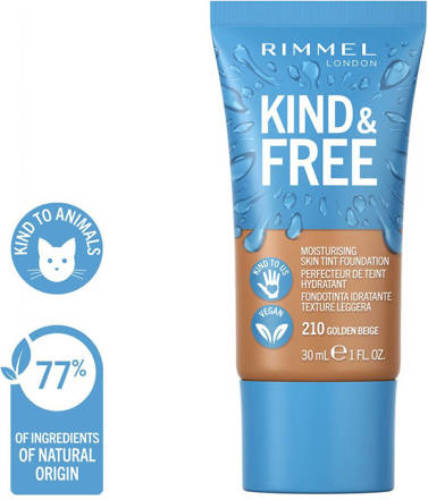 Rimmel London Kind & Free Vegan foundation - 210 Golden Beige