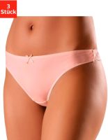 PETITE FLEUR String achter geheel van fijne jacquard-kant (3 stuks)
