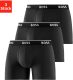 BOSS Lange boxershort Boxer Brief 3P met in kleur bijpassende weefband (3 stuks)