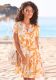 s.Oliver RED LABEL Beachwear Blousejurkje met volant aan de rok