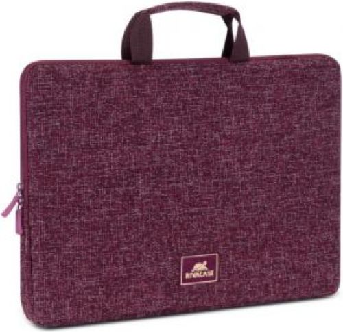 Rivacase 7913 burgundy red Laptop sleeve 13.3 with handles