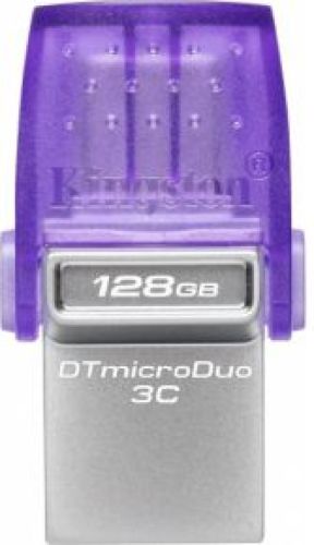 Kingston Technology DataTraveler microDuo 3C USB flash drive 128 GB USB Type-A / USB Type-C 3.2 Gen