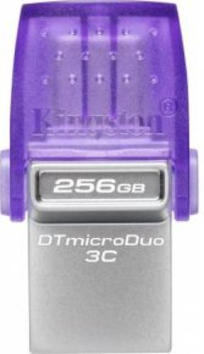 Kingston Technology DataTraveler microDuo 3C USB flash drive 256 GB USB Type-A / USB Type-C 3.2 Gen
