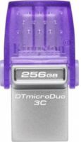 Kingston Technology DataTraveler microDuo 3C USB flash drive 256 GB USB Type-A / USB Type-C 3.2 Gen