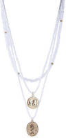 PIECES ketting PCSOLOR wit