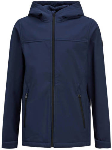 Jack & Jones JUNIOR softshell jas JJEMARVIN donkerblauw