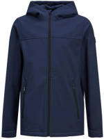 Jack & Jones JUNIOR softshell jas JJEMARVIN donkerblauw