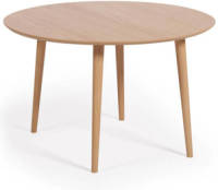 Kave Home uitschuifbare eetkamertafel Oqui (120x120-200 cm)