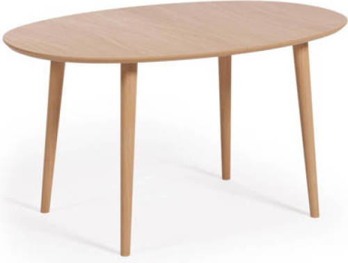 Kave Home uitschuifbare eetkamertafel Oqui (90x140-220 cm)