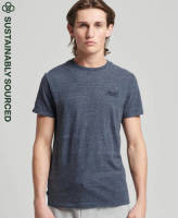Superdry gemêleerd T-shirt deep blue heather