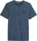 Superdry gemêleerd T-shirt deep blue heather