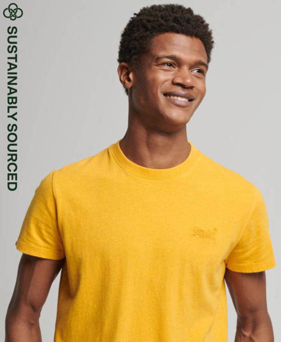 Superdry gemêleerd T-shirt tumeric marl