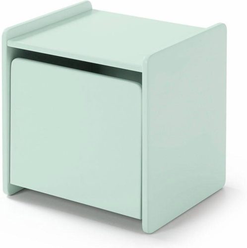 Vipack Nachtkastje Kiddy met deur hout mintgroen