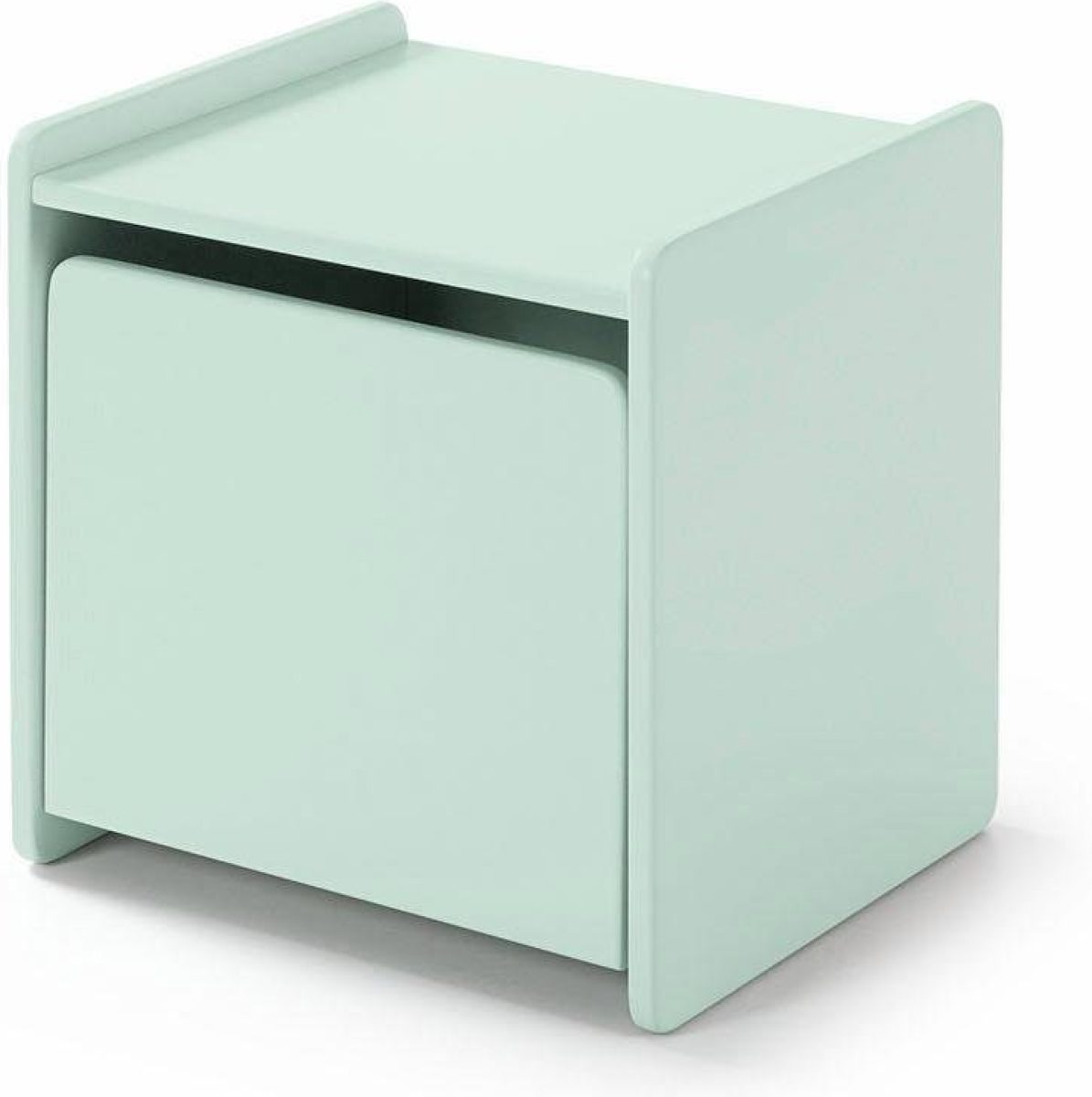 Vipack Nachtkastje Kiddy met deur hout mintgroen