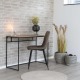 House Nordic Bureau Avery eikenkleurig en zwart