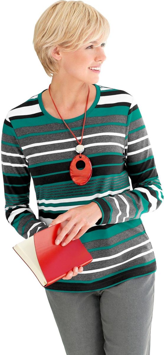 Casual Looks Shirt met lange mouwen Shirt (1-delig)