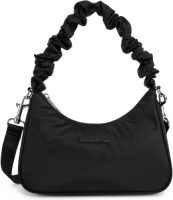 Lancaster Schoudertas Tas in baguettemodel Chouchou met textielen schouderriemen