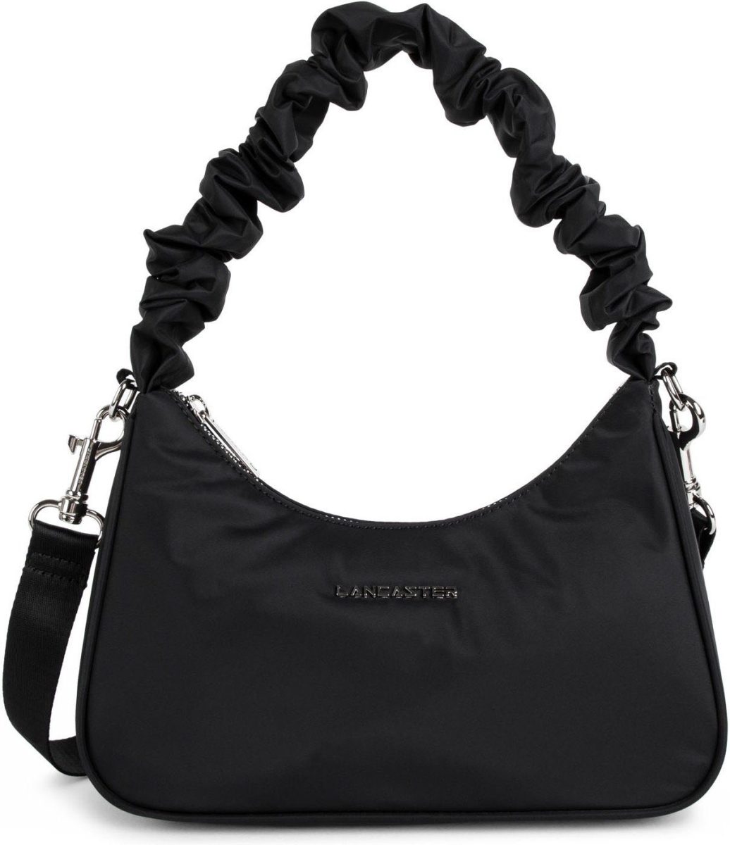 Lancaster Schoudertas Tas in baguettemodel Chouchou met textielen schouderriemen