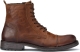 Jack & Jones leren veterboots cognac