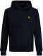 Jack & Jones JUNIOR hoodie JJESTAR met tekst donkerblauw