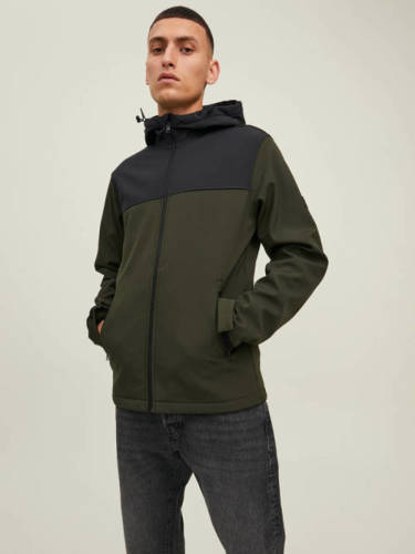 Jack & Jones ESSENTIALS softshell jas JJEMARVIN rosin