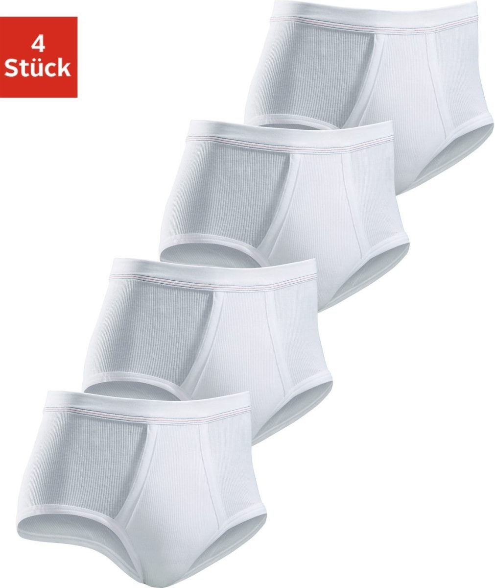 Clipper Slip eenvoudige basic voor elke dag van dubbelrib (4 stuks)