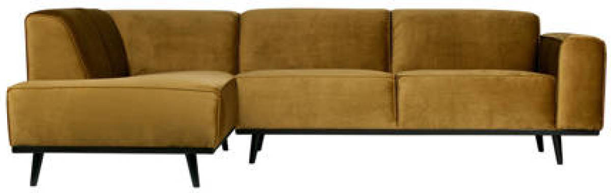 BePureHome hoekbank links Statement velours